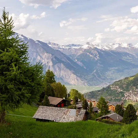 Relaxing Sauna Chalet For 6 Persons Ski In Ski Out La Tzoumaz